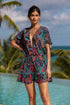 Luli Fama Que Linda Playera V-neck Ruffle Dress